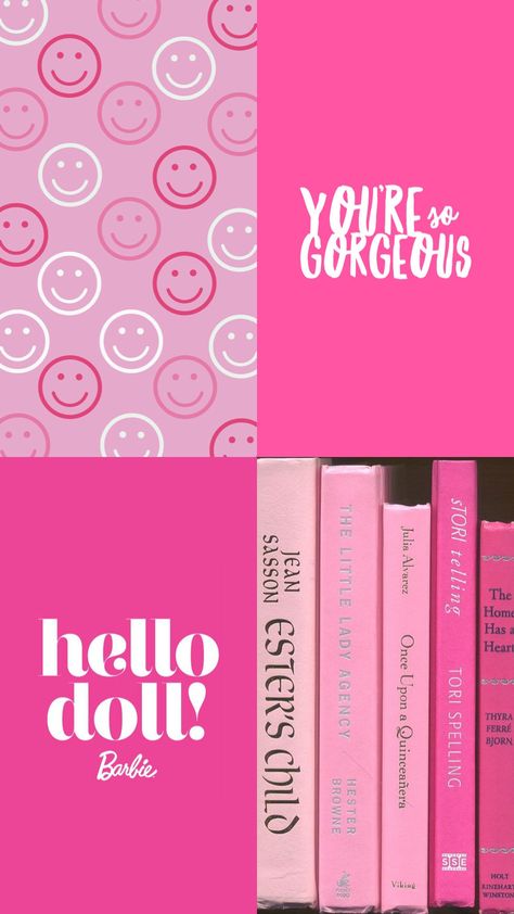 Barbie Aesthetic Instagram Feed, Barbie Layout, Barbie Website, Wallpaper Rosa, Disney Princess Moana, Barbie Aesthetic, Barbie Box, Girly Wallpapers, Iphone Wallpaper Hipster