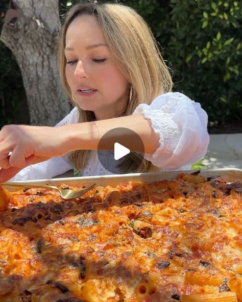 Giada DeLaurentiis on Instagram: "New. Sheet Pan. Recipe.  Pasta alla Norma has always been one of my favs, and now you can get the crunchy bits of the dish in every bite.  Cook along with me at the link in my bio 🍝" Sheet Pan Pasta Alla Norma, Sheet Pan Pasta, Pan Pasta, Pasta Alla Norma, Pan Recipe, Recipe Pasta, 12 Tomatoes, Giada De Laurentiis, Sheet Pan