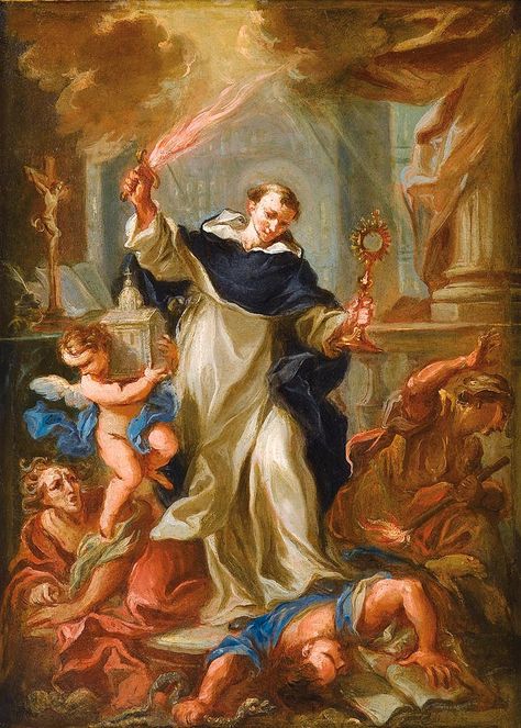 Saint Dominic, Saint Thomas Aquinas, Catholic Wallpaper, Traditional Catholicism, San Domenico, Jesus Mary And Joseph, Catholic Images, Peter Paul Rubens, Biblical Art