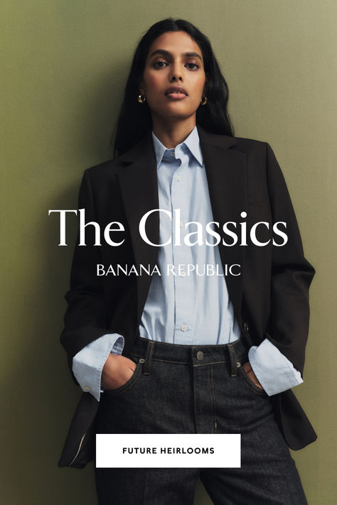 Iconic silhouettes. Fine fabrication. Unexpected details. Banana Republic's Classics are beloved for their enduring legacy and ability to transform. Discover foundational pieces you'll reach for season after season. Tap the Pin to shop. How To Look Attractive, Workwear Wardrobe, Window Poster, How To Look Expensive, Poses Women, Summer Style Guide, Getting To Know Someone, Wardrobe Update, Fall 24