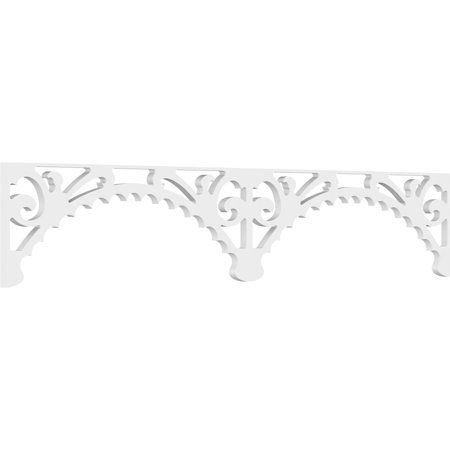 8 inchH x 5/8 inchP x 48 inchL Genova Architectural Grade PVC Running Trim Porch Brackets, Victorian Porch, Trim Moulding, Ceiling Materials, Corner Moulding, Floor Molding, Pvc Trim, Orac Decor, Victorian Buildings