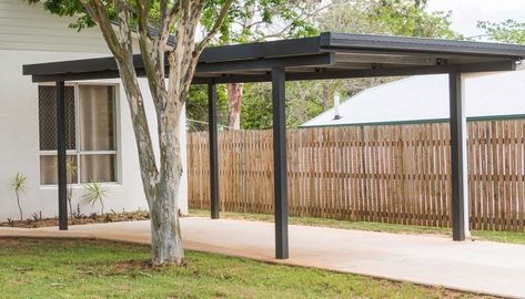 Backyard Carport Ideas, Covered Garage Car Ports, Carport Diy How To Build, Cheap Carport Ideas Diy, Shed With Carport Ideas, How To Build A Carport, Carport Addition To Side Of House, Diy Carport Cheap How To Build, Car Ports Ideas Carport Designs