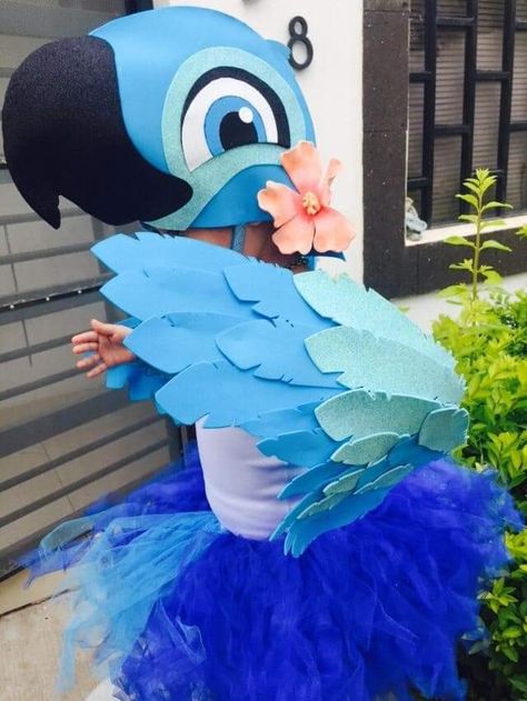 Rio Costume, Halloween Kids Costumes, Halloween Kids Costumes Girls, Blue Costume, Kids Costumes Girls, Blue Costumes, Couples Halloween Outfits, Couple Halloween, Halloween Costumes For Kids