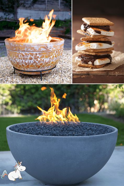 fire pit ideas Flower Pot Fire Pit, Homemade Fire Pit Diy, Diy Fire Pit Ideas Portable, Flower Pot Fire Pit Diy, Diy Planter Fire Bowl, Planter Fire Pit Diy, Diy Fire Pots By Pool, Diy Fire Bowl Patio, Fire Bowls Outdoor Diy