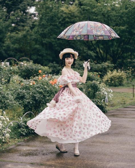 Holding Skirt Pose Reference, Pose With Umbrella, Web Comic, Art Help, Cottagecore Fashion, Full Skirt Dress, Body Reference Poses, Full Skirts, Body Reference