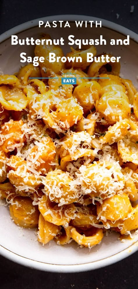 Sautéed Squash, Pasta With Butternut Squash, Butternut Squash Recipes Pasta, Butternut Squash And Sage, Squash Pasta Recipe, Butternut Squash Sage, Sage Brown Butter, Endo Diet, Fall Pasta