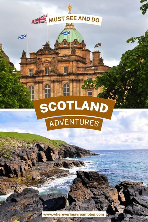 Here are the must-do adventures in Scotland my friends and I discovered during a guided tour. Castles and gorgeous scenery reign supreme. Great Scot, Gorgeous Scenery, Tour Guide, Reign, Amazing Things, Scotland, Things To Do, Castle, Travel