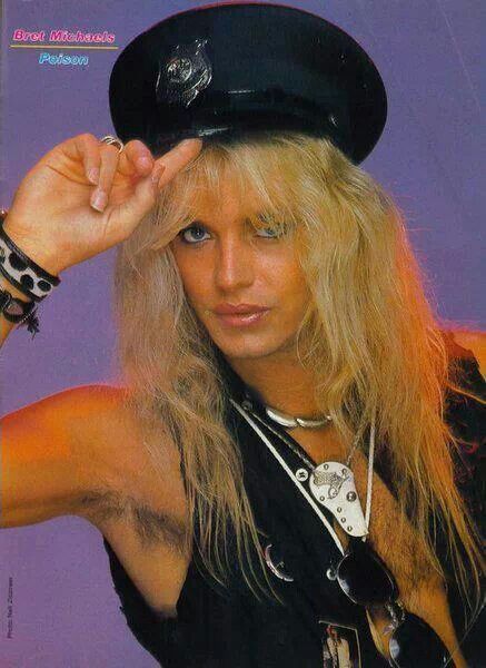 Bret Poison 80s, Poison Band, Bret Michaels Band, Bret Michaels Poison, America Band, 80s Hair Metal, 1980s Hair, Hair Metal Bands, Bret Michaels