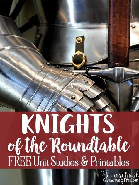 Knights of the Roundtable FREE Unit Studies and Printables Knight Unit Study, Medieval Study, Frog Unit Study, Gifted Classroom, Homeschool Units, Prek Homeschool, Middle Ages History, Knights Of The Round Table, Study Printables