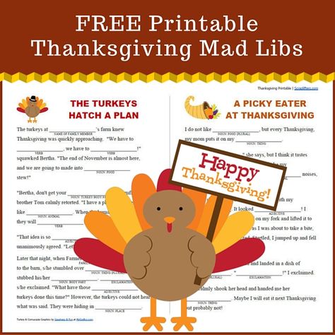 The kiddos will enjoy these! Printable Thanksgiving Mad Libs for turkey day. Thanksgiving Mad Libs For Kids, Thanksgiving Mad Libs, Mad Libs For Kids, Thanksgiving Candy Bar Wrappers, Thanksgiving Mad Lib, Thanksgiving Candy, Thanksgiving Bingo, Free Thanksgiving Printables, Thanksgiving Messages