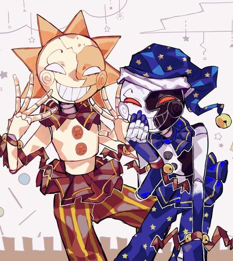 tyosyoku_8 Fnaf Sb Sun And Moon, Fnaf Sb, Sun And Moon, Cover Art, Special Features, Moon, Sun