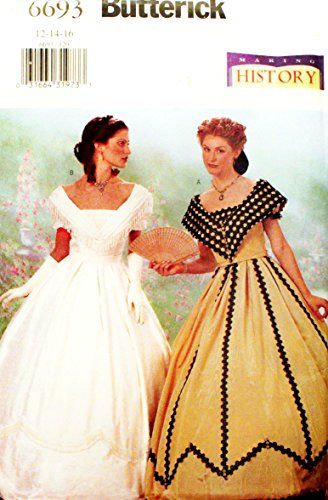 Southern Belle Costume, Belle Gown, Southern Belle Dress, Gown Sewing Pattern, Historical Patterns, Belle Costume, Historical Sewing, Costume Sewing, Costume Sewing Patterns