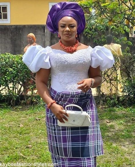 Latest Nigerian Lace Blouses For Wrapper, White Igbo Blouse Styles For Wrapper, Igbo Blouse Designs Latest, Women Lace Blouse For Wrapper Style, Blouse Lace Designs Latest, Latest Igbo Blouse Styles, Latest Igbo Blouse, Blouse For Wrapper, Latest Igbo Blouses For Wrapper