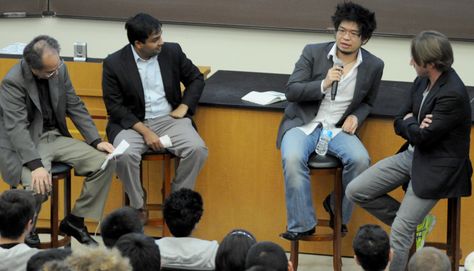 Youtube creators speak to students about careers #youtube Chad Hurley, Steve Chen, Co Founder, To Speak, Last Night, Career, The Creator