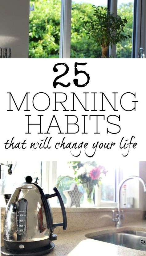 These morning habits are fantastic ideas to add to your daily routine every day as soon as you wake up. Each one is a healthy and good thing to do and it may just change your life in the process - after all, if you start the day right, you'll be able to conquer everything! So, why not make your daily routine start the best way, and choose which morning habit will be right for you to try first. #morninghabits #mornings #dailyroutines #wakeup Retirement Activities, Easy Morning, Habits Of Successful People, Morning Habits, Mental Training, Daily Habits, Good Habits, Successful People, Number 3