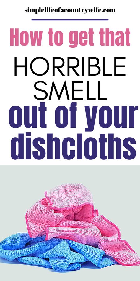 Towels Smell, Homemaking Tips, Dish Rag, Home Smell, Diy Cleaning Hacks, Bathroom Smells, Mildew Smell, Bad Smell, Household Cleaning Tips