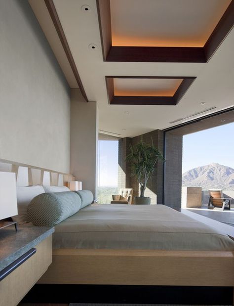 Modern Desert Home, Southwestern Bedroom, False Ceiling Bedroom, Amazing Bedroom Designs, False Ceiling Living Room, Ceiling Design Modern, Bedroom False Ceiling Design, Ceiling Design Bedroom, Bedroom Ceiling