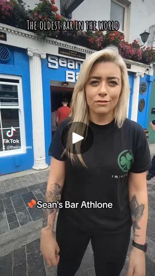 517K views · 18K reactions | Throwback to my visit to Sean's Bar the oldest bar in the world #seansbar #irishgemreviews #irishbar #oldestbar #oldestpub #seans #athlone #guinnessworldrecords #visitireland #placestovisitireland #irish#ireland | The Irish Gem - Tiktok | The Irish Gem - Tiktok · Original audio Seans Bar Ireland, Irish Bar, Old Bar, Guinness World Records, Visit Ireland, Old Things, Audio, Bar, The World