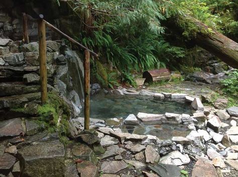 Take a Trip to Seattle's Nearby Hot Springs Stone Pool, Spring Getaway, Evergreen State, Western Washington, Cascade Mountains, Spring Resort, On The Road Again, Washington State, Hot Springs