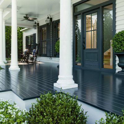 Porch Paint Colors, Veranda Design, Porch Paint, House Front Porch, Painted Front Porches, Building A Porch, Porch Colors, Front Porch Design, Farmhouse Front Porches