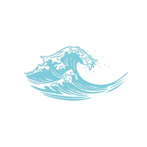 Ocean Png, Sea Vibe, Water Png, Ocean Logo, Waves Graphic, Waves Symbol, Sea Logo, Wave Graphic, Beach Png