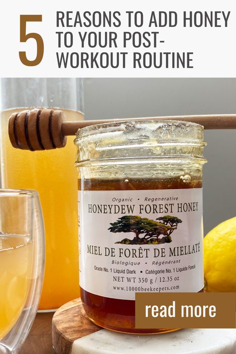 Learn why commercial sports drinks are unhealthy, and why you should Add Honey to Your Post-Workout Routine Benefits Of Honey, Sports Drinks, Workout Recovery, Honey Benefits, Electrolyte Drink, Post Workout Recovery, Sports Drink, Honey Bees, Raw Honey