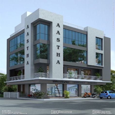 Commercial Building Plans, Hospital Design Architecture, Building Front Designs, Hotel Design Architecture, Building Design Plan, Commercial Design Exterior, Commercial And Office Architecture, Office Architecture, Facade Architecture Design