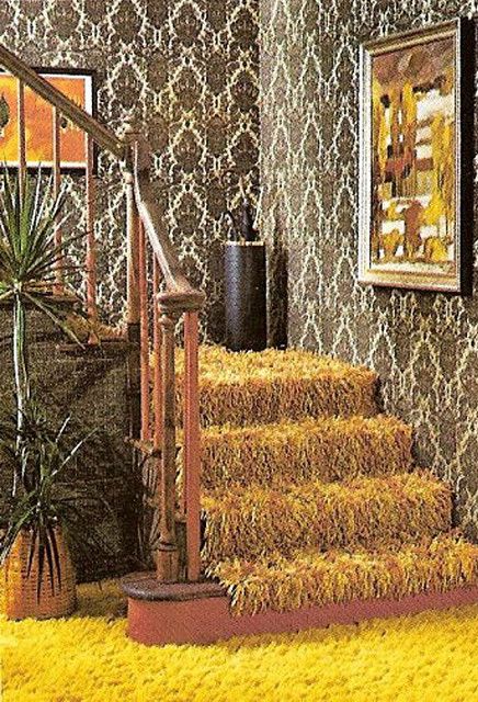 It's awesome and horrible at the same time... The Stairway that Ate Pittsburgh! by x-ray delta one, via Flickr 70s Interior, 1970s Decor, Joe Colombo, 70s Home, 70s Decor, Pierre Paulin, Shag Carpet, Deco Retro, Décor Boho