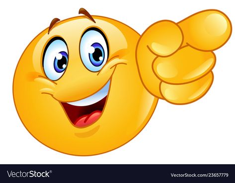 Pointing forward emoticon Royalty Free Vector Image Emoticon Cute, Excited Emoji, Scared Emoji, Finger Emoji, Faces Emoji, Happy Emoticon, Smiley Face Icons, Smiley Emoticon, Emoticon Faces