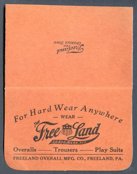 Free Land, Levis Vintage Clothing, Print Collateral, Vintage Packaging, Types Of Lettering, Vintage Type, Vintage Typography, Typography Letters, Typography Inspiration