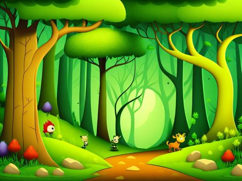 Forest Background, Cartoon Gifs, Apple Tree, After School, Background Design, Design Templates, Borders, Template Design, Forest