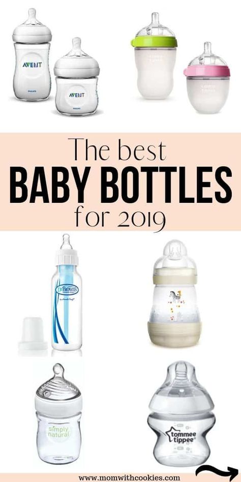 Find out which bottles are the best baby bottles for 2019. They are the top-rated and most popular bottles out there that moms LOVE! Best Bottles For Babies, Avent Natural Bottles, Traveling Pregnant, Formula Fed Babies, Postpartum Care Kit, Best Baby Bottles, Colic Baby, Formula Feeding, Glass Baby Bottles