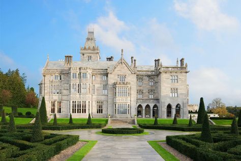 Thanks To ‘Bridgerton’ And ‘Saltburn,’ Manor Hotels Are Having A Moment Adare Manor, Building, Stone, White