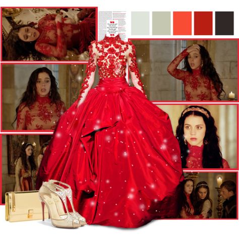 Adelaide Kane Reign Red Dress Reign Outfits Queen Mary, Mary Queen Of Scots Reign Dresses, Reign Outfits, Homecoming Jewelry, Marie Stuart, Reign Mary, Reign Fashion, Reign Dresses, Mary Dress