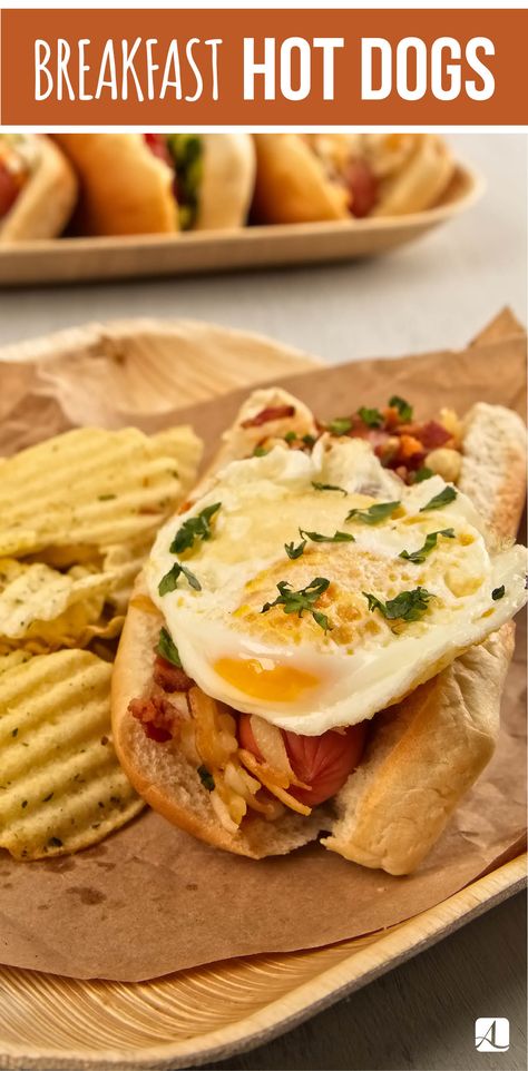 Hot Dog Breakfast Ideas, Hot Dog Breakfast, Breakfast Hot Dog, Hot Dog And Eggs, Hot Dog With Egg, Eggs And Hotdogs Breakfast, Hot Dog And Eggs Breakfast, Hot Dog Bun Breakfast Sandwich, Hot Dog Sandwich Overload