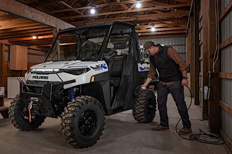 Polaris We finally got some vital details about the new Polaris RANGER XP Kinetic. After teasing it for nearly a year, Polaris Off-Road has finally released the full details for their all-new electric RANGER UTV. The company gave their first glimpses of the new electric UTV back in March when they announced a 10-year partnership with […] The post Polaris Ranger XP Kinetic: 8 Things We Learned From Its Official Unveiling appeared first on Wide Open Spaces. Electric Utv, Polaris Off Road, Armored Truck, Wide Open Spaces, Its Official, Polaris Ranger, Hunting Gear, High Water, Open Spaces