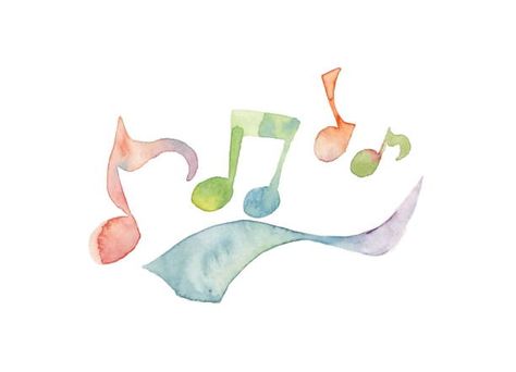 Music Illustration Design Creative, Watercolor Art Music, Musical Notes Illustration, Watercolor Music Art, Music Note Illustration, Music Illustration Art, Music Notes Illustration, Musical Notes Art, Piano Illustration