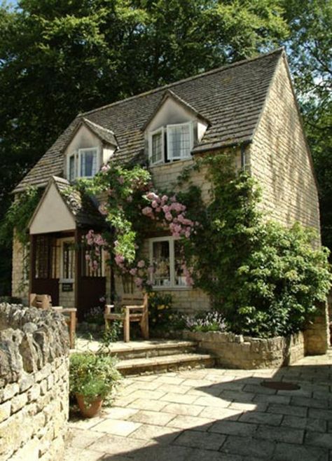 Sudeley Cottages, Cotswolds | Harper's Bazaar Crazy Homes, Cottage Architecture, Cotswolds Cottage, Enchanted Cottage, Fairytale House, Stone Cottages, Fairytale Cottage, Casa Country, Country Cottage Decor