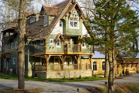 Entire home/apt in Chickamauga, United States. The beautiful new Bellewood Lodge pays homage to fairy tales of old with its Bavarian-nuanced architecture on the edge of a great forest. It is the... Walker County, Forest Resort, Cloudland Canyon, Downtown Chattanooga, Indoor Fireplace, Large Homes, Vacation Books, On The Edge, Patio Deck