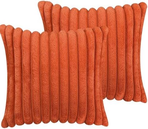 Burnt Orange Throw Pillows, Burnt Orange Throw, Living Room Neutral, Room Neutral, Orange Throw Pillows, Cozy Chair, Dirt Stains, Neutral Living Room, Garden Pillows