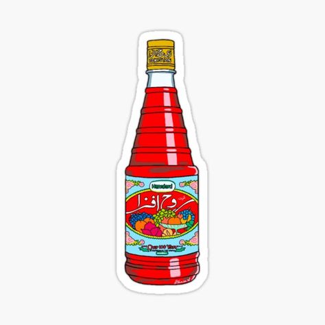 Senior Jackets Patches, Rooh Afza, Pakistan Art, Pakistani Art, Iphone Stickers, Preppy Stickers, Soy Sauce Bottle, Aesthetic Stickers, Flat Design