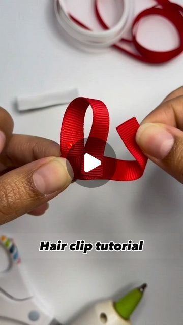 🎀 Karyne's Bows 🎀 on Instagram: "Heart shaped hair clip tutorial 💕 Don’t forget to follow for more crafts! 🫶 #hairbowtutorial #hairbowdiy #hairclip #ribbon #moño #liston #craftymom" Hair Clip Tutorial, Heart Shaped Hair, Heart Hair Clips, Ribbon Hair Clip, Ribbon Heart, Heart Ribbon, Instagram Heart, Hair Bow Tutorial, Heart Hair