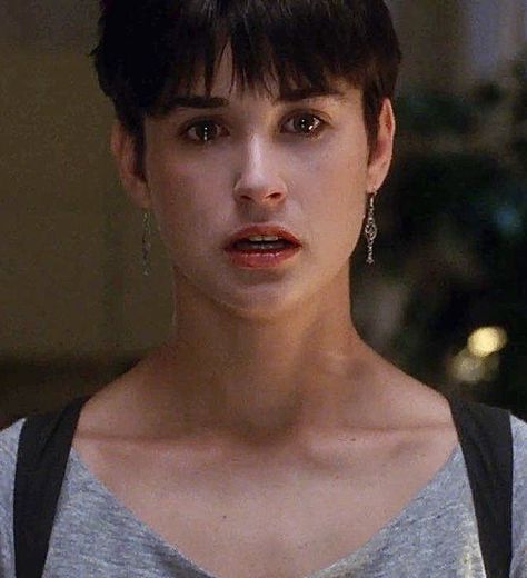 Demi Moore Short Hair, True Aesthetic, Face Goals, 80s Celebrities, Music Inspiration, Shorter Hair, Patrick Swayze, Pixie Hair, Hair Icon