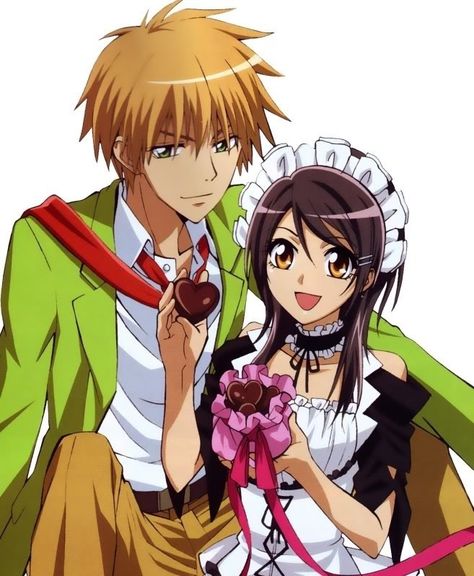 Kaichou Wa Maid Sama! - Misa and usui <3 Top 10 Romance Anime, Maid Sama Manga, Kaichō Wa Maid-sama!, Maid Sama, Lone Wolf, Noragami, I Love Anime, Anime Kawaii, Anime Shows