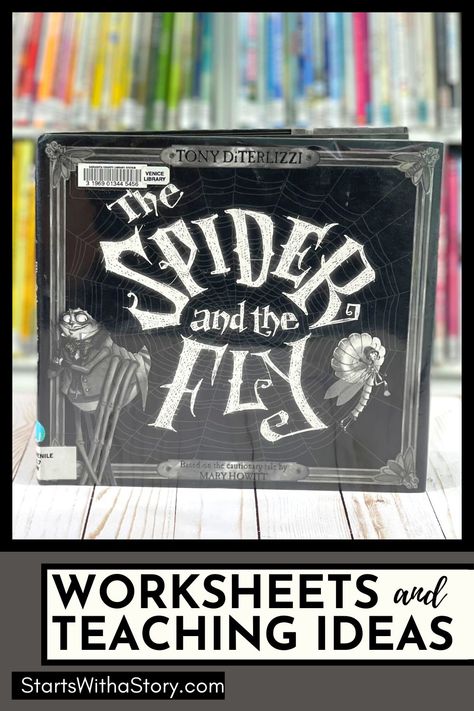 Mary Howitt and Tony Diterlizzi’s The Spider and the Fly is a great mentor text for teaching character traits, theme, peer influence and self-regulation to elementary students in 1st, 2nd and 3rd grade. This Clutter-Free Classroom post shares reading lesson ideas, read aloud teaching tips and resource recommendations that include printable worksheets and activities. Simply pair this picture book with the book companion and an anchor chart to deliver fun and engaging lessons! Learn more here! Spider And The Fly Activities, The Spider And The Fly, Spider And The Fly, Genre Activities, Teaching Character Traits, Tony Diterlizzi, Poem Activities, Spider Activities, Interactive Read Aloud Lessons