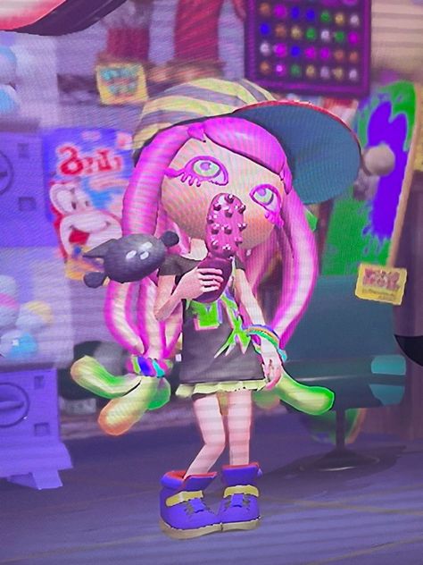 Splatoon Plaza Post, Harmony Splatoon Pfp, Paruko Splatoon 3, Inkopolis Plaza, Harmony Splatoon, Splatoon Cosplay, Pearl And Marina, Splatoon 2 Art, Splatoon 3