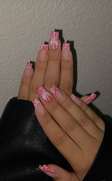 Paznokcie Hello Kitty, Fake Nails Designs, Cute Simple Nails, Simple Gel Nails, Girly Acrylic Nails, Hello Kitty Nails, Short Square Acrylic Nails, Acrylic Nails Coffin Pink, Unique Acrylic Nails