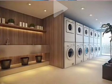 Display Visual Merchandising, Laundry Business, Hostels Design, School Building Design, Laundry Shop, Laundry Design, Student House, Laundry Room Design, Dream Rooms