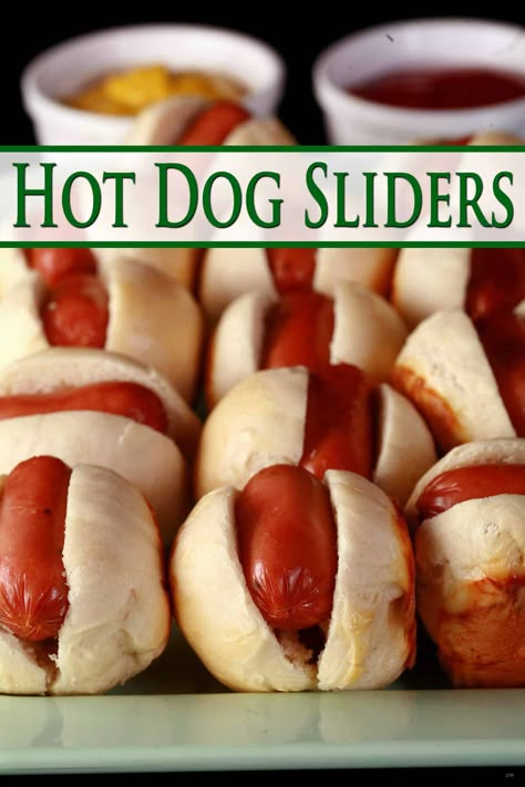 Mini Hot Dog Recipes, Hot Dog Sliders, Sliders For Kids, Ukrainian Easter Bread, Hot Dog Appetizers, Mini Slider, Banana Wine, Hot Dog Buns Recipe, Mini Hot Dogs