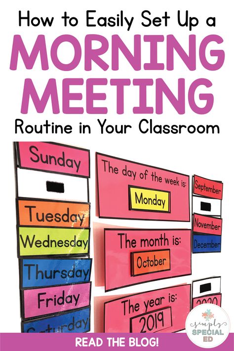 Self Contained Morning Meeting, Nurture Activities, Kindergarten Morning Meeting, Morning Meeting Routine, Calendar Skills, Special Education Lesson Plans, Morning Meeting Activities, Meeting Activities, Life Skills Classroom